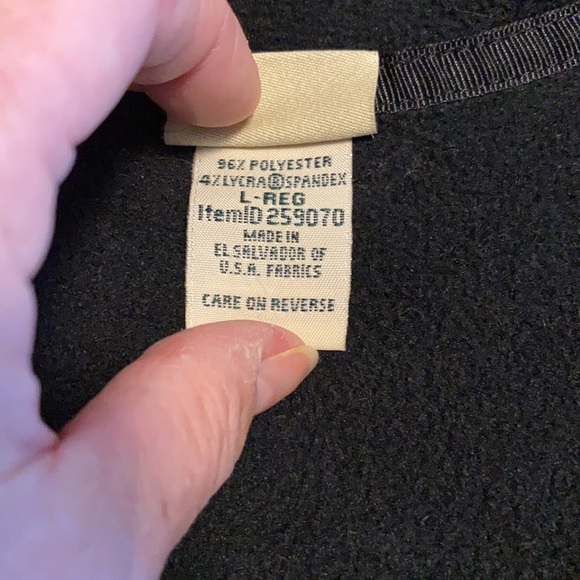 LL Bean women’s quarter zip fleece size L - Picture 3 of 5
